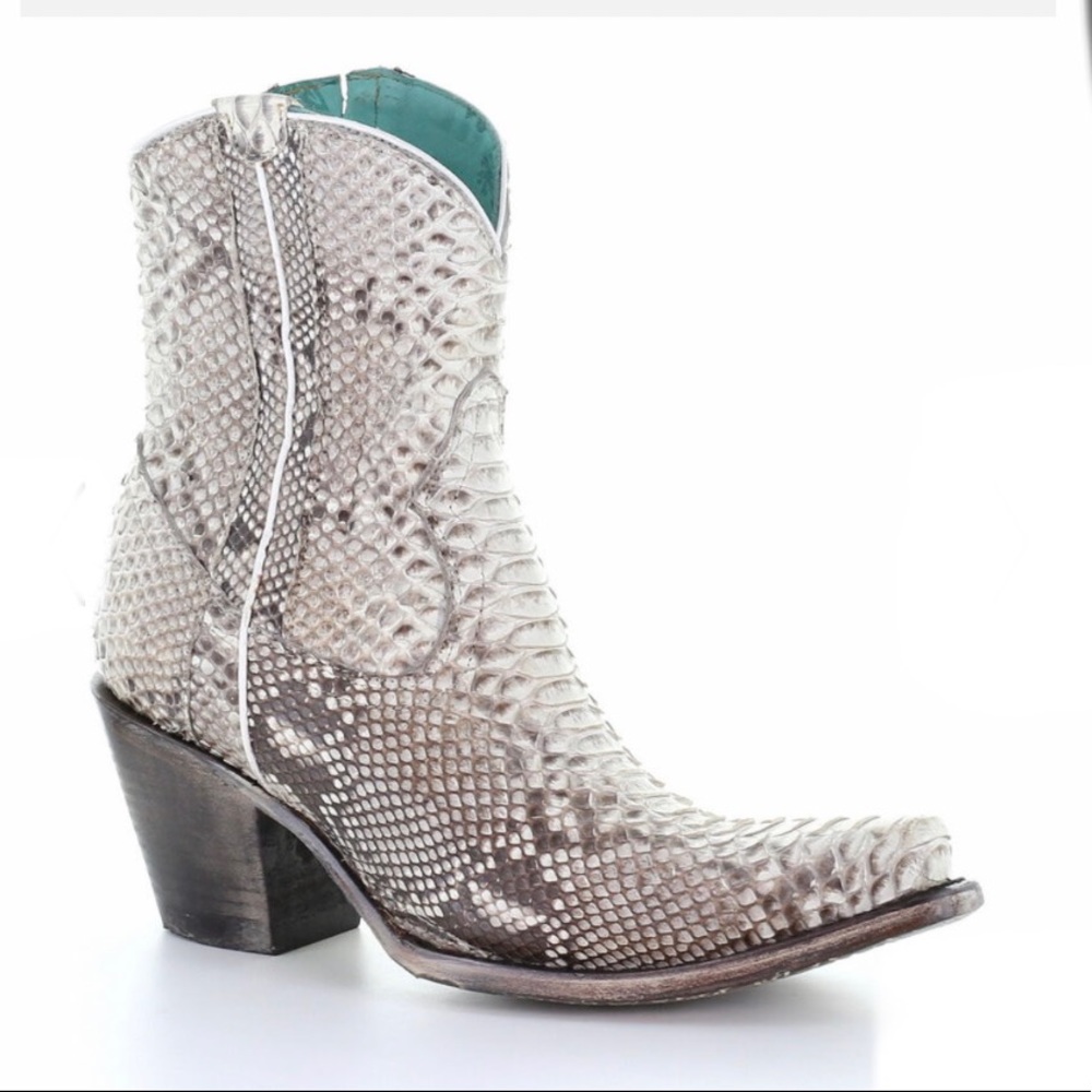 Corral Python Booties - image 2